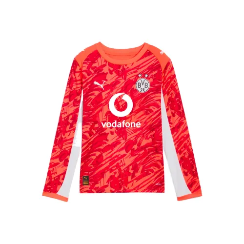 PUMA Т-рубашка Borussia Dortmund 25 26 Голкипер Длинный рукав Джерси Юность Детский