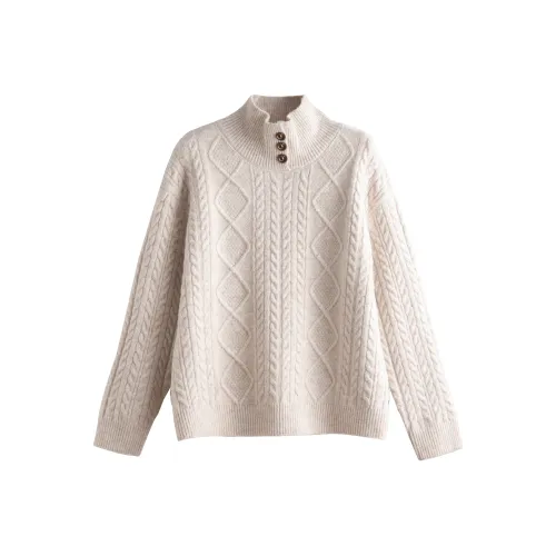 Tonlion Светлый Бежевый Абрикос Женский Трикотаж