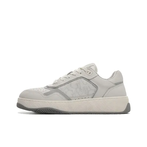 ALPLUME Скейтборд Кроссовки Низкие Белые Коровья Кожа Мужская Обувь Мужская