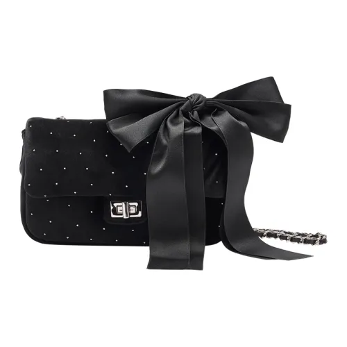 URBAN REVIVO Ткань Сумка через плечо Стандартная Женская Черная