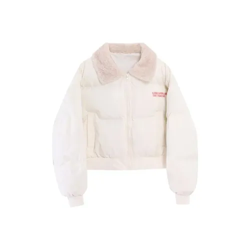 AFGGD Белый Женские пуховики