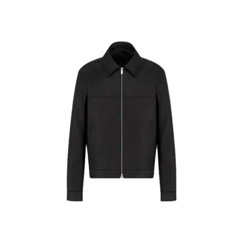 DIOR Черные Мужские Кожаные Куртки