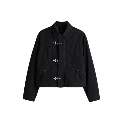 H M Черные Мужские Куртки