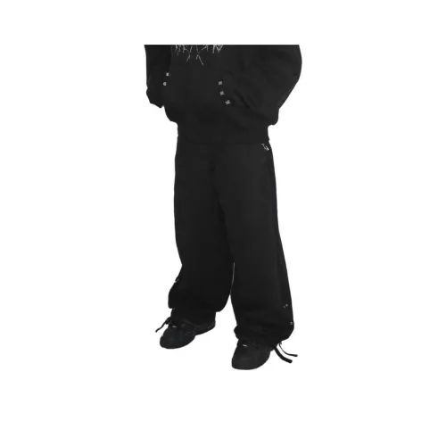 NAMED COLLECTIVE Chrome PIERCED OVERSIZED Тренировочные брюки Черные Повседневные брюки Женские