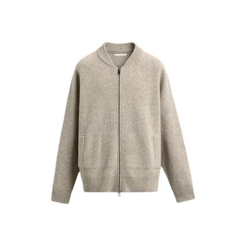 ZARA Collaboration Серый Бежевый Мужские Куртки