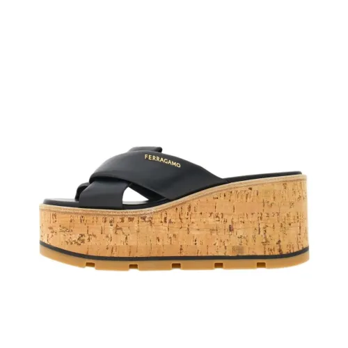 Ferragamo Слипоны Женские Черные