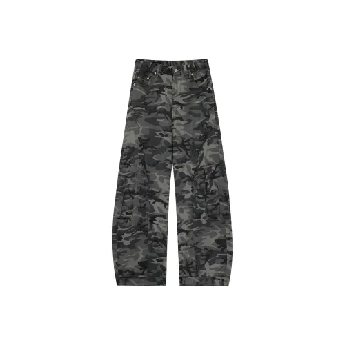 PANDA ADEVIL Камуфляж Scimitar Позиционирование стиля Унисекс Джинсы