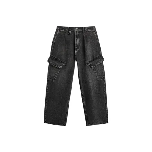 ZARA Collaboration Угольные Мужские Джинсы