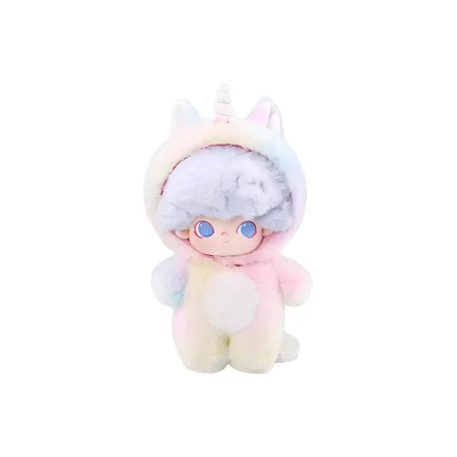 POP MART Dimoo Нет Sleeping Allowed Tonight Коллекция Cotton Doll Единорог Trend Based Products 20 см