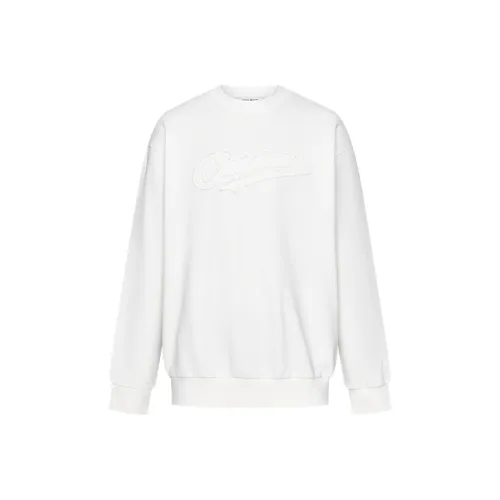 URBAN REVIVO Белый Мужской Свитшот