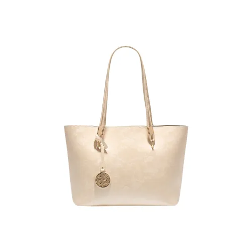 SMILE FOCUS Сумка Tote из микрофибры синтетическая кожа плечо сумка женская экрю