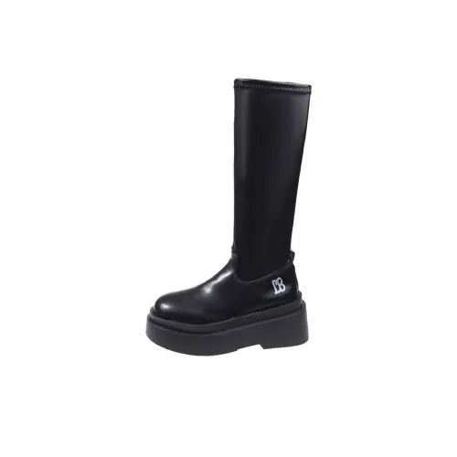 WOXXXN Колено Высокие сапоги Черные Женские