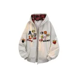 Бело-серый вереск (флисовая подкладка)