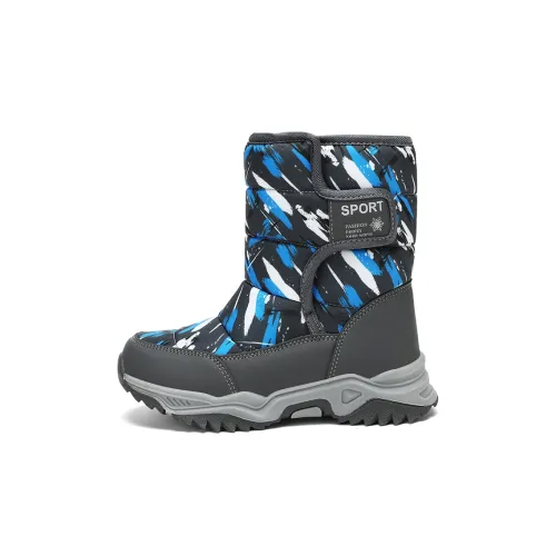 LONGDUIZHANG Амортизаторы Oтскок Поддержка Устойчивость к износу Водонепроницаемый Противоскользящий Анти-KICK Детские зимние сапоги