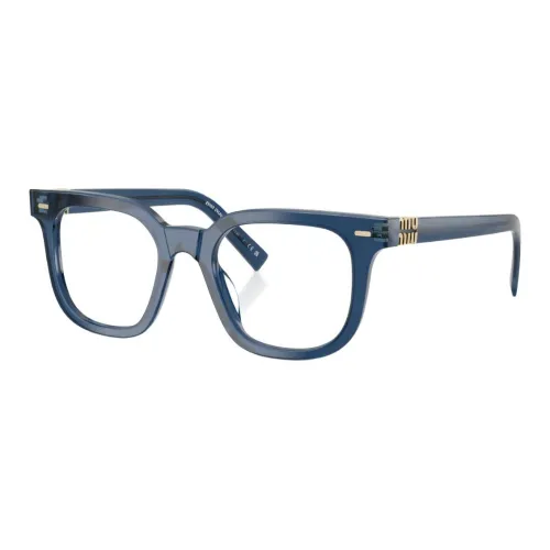 MIU MIU Квадратные очки с диоптриями Унисекс Синий