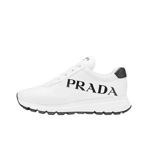 PRADA PRAX 1 Low Топ Повседневная обувь Мужская Белая