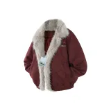 Темно-красный (Улучшенный съемный металлический логотип бренда булавка)