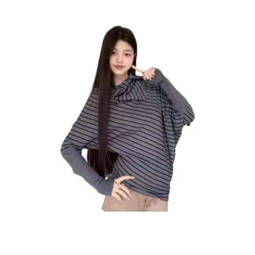 HKPXR Черный Серый Цвет Женский Трикотаж