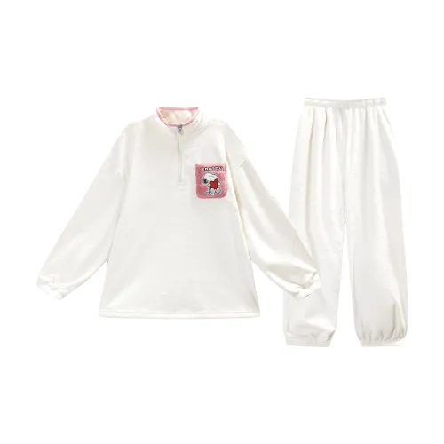 GUKOO Пижамный комплект женский элегантный белый