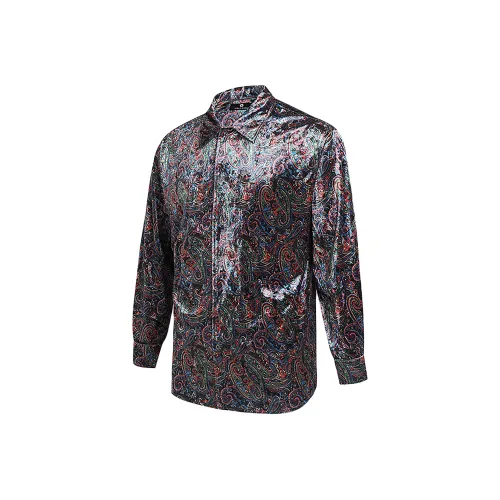 PUBLIC RADIO Темно-синие мужские рубашки