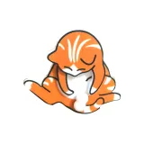 Котенок Вращающийся Брелок [Оранжевый]