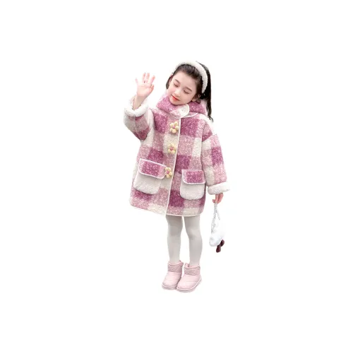 TLIT Фиолетовый Kids Шерстяное пальто