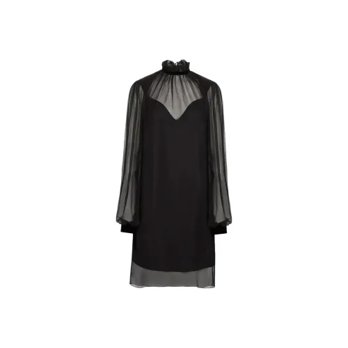 Nina Ricci Длинное платье с длинными рукавами женское