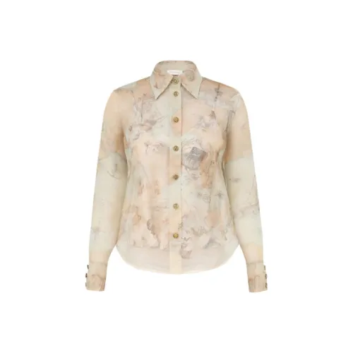 Zimmermann Бежевые Женские Рубашки