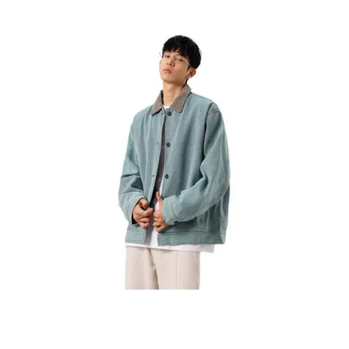 QEWBG Павлиний зеленый [Плотный] Унисекс Куртки