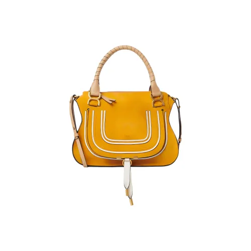 Chloe Marcie Многоцветная Замша с Блестящей Телячьей Кожей Сумка через плечо Сумка Женская