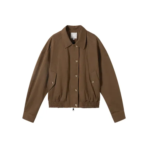 DIALOGUE Кофейно-коричневый Женские Куртки