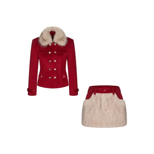 DITB Бургунди Женские Комплекты с Юбкой