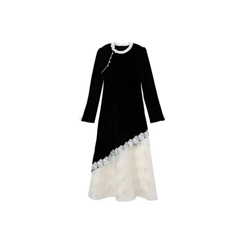 Local Gal Длинное платье с длинными рукавами женское