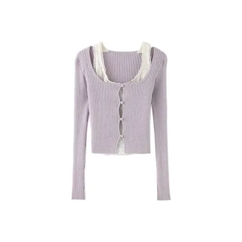 DANCANG Фиолетовый Женский Трикотаж