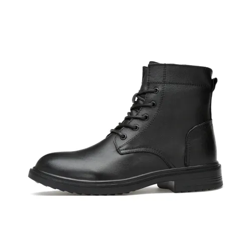 H2 Модный Handsome Деловой повседневный стиль Короткий Мартин Ботинок Мужской