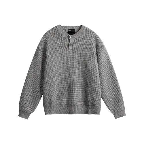 NOT BRAND ATTITUDE Воротник Генри Трикотаж Унисекс