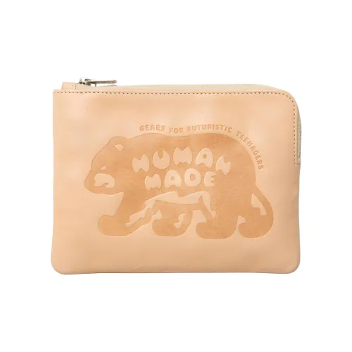 HUMAN MADE Кошелек из коровьей кожи стандартный унисекс оранжевый