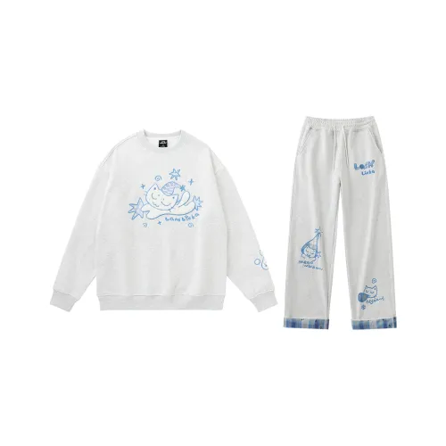 LAMLICKA Свитшот Комплект Унисекс Серый