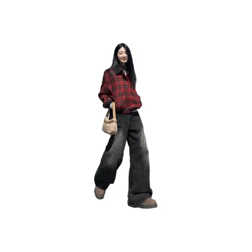 PAZZO Черный Серый Цвет Женские Джинсы