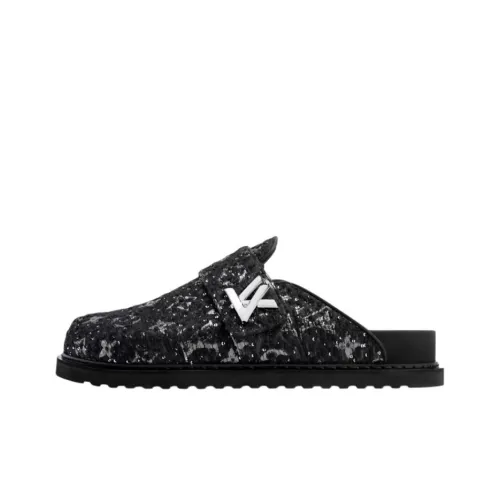 LOUIS VUITTON Cosy Comfort Домашние тапочки Женские Черный