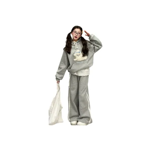 Yunpo Спортивный Повседневный Комплект из Двух Предметов для Подростков