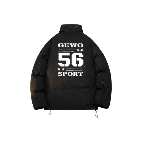 GEWO Черный Унисекс Пуховики