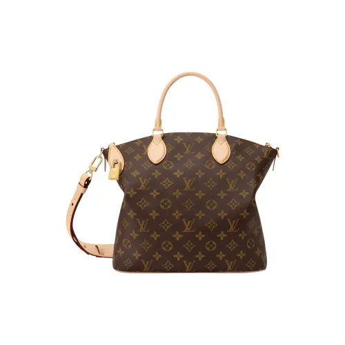 LOUIS VUITTON NEOLOCKIT Покрытый холст Сумка Средний Унисекс Коричневый