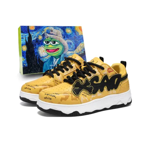 Pepe The Frog Низкие Кроссовки для Скейтбординга Мужские