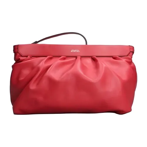 ISABEL MARANT Кожа Клатч Женский Фуксия