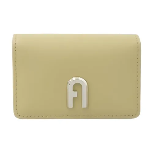 Furla Кожа Держатель для карт Женские Бежевый