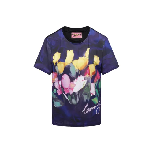 Laurence Chico Круглый вырез T-рубашка Унисекс Темно-синий