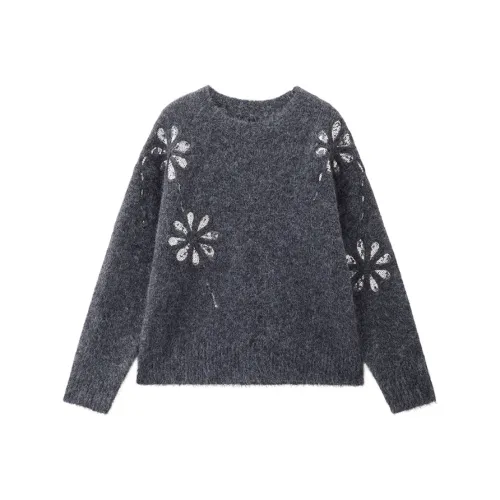 Giordano 03 Лунный камень Серебристо-серый Женский Трикотаж