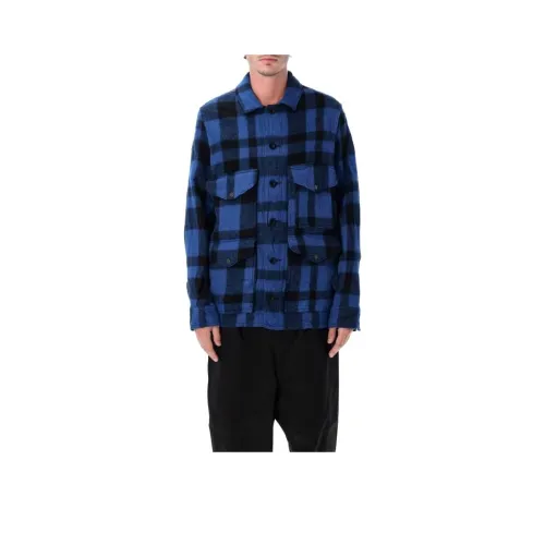 JUNYA WATANABE Blue Men's Shirts JUNYA WATANABE Синий Мужские Рубашки