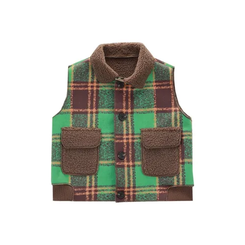 Mu Qingqing Зеленый Kids Жилеты